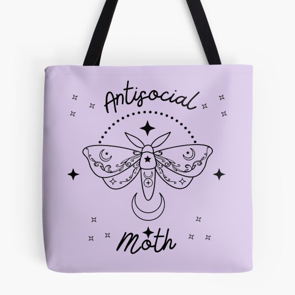 Item preview, Antisocial moth designed and sold by BlkBearyDesigns.
