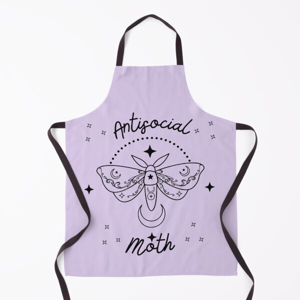 Item preview, Antisocial moth designed and sold by BlkBearyDesigns.