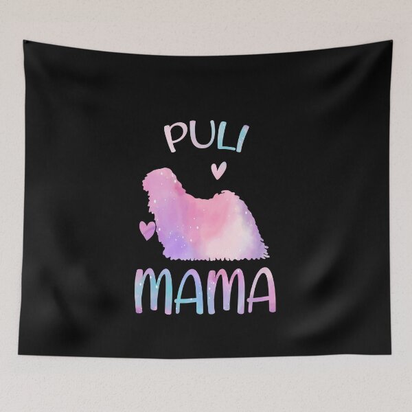Item preview, Puli Mom Shirt, Watercolor Dog Mom, Puli dog Mama mother, Puli Owner Mom Chritmas Birthday Gift designed and sold by xlnv.