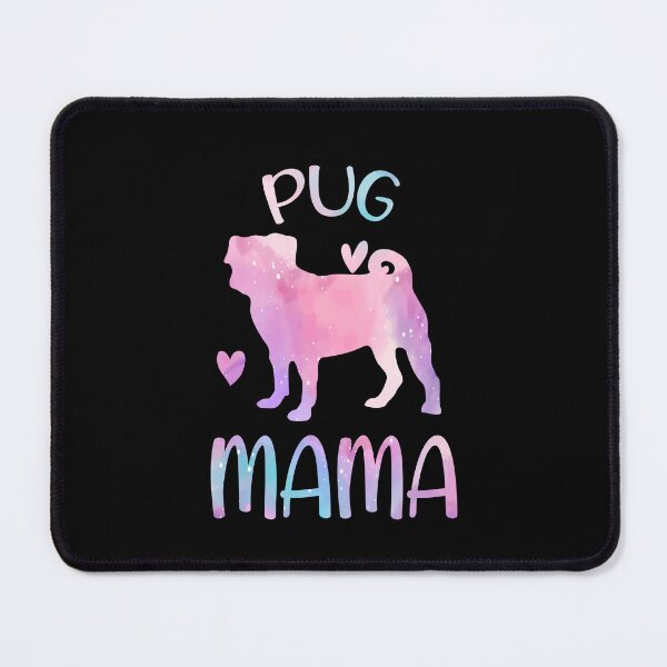 Item preview, Pug Mom Shirt, Watercolor Dog Mom, Pug dog Mama mother, Pug Owner Mom Chritmas Birthday Gift designed and sold by xlnv.