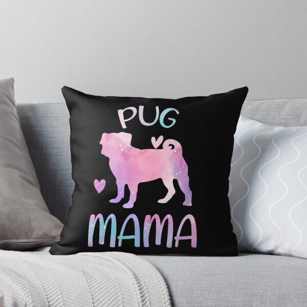 Item preview, Pug Mom Shirt, Watercolor Dog Mom, Pug dog Mama mother, Pug Owner Mom Chritmas Birthday Gift designed and sold by xlnv.