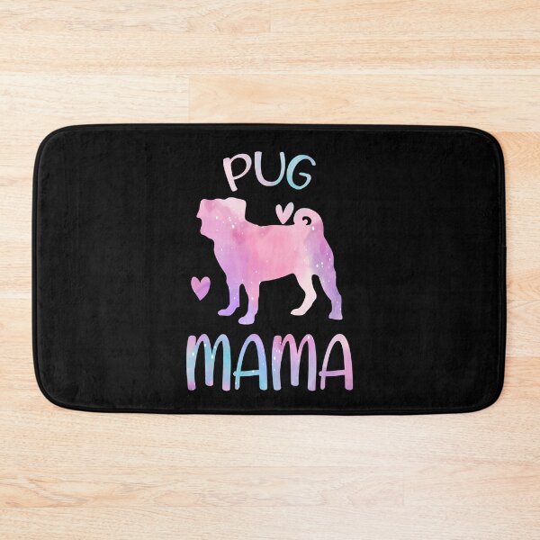 Item preview, Pug Mom Shirt, Watercolor Dog Mom, Pug dog Mama mother, Pug Owner Mom Chritmas Birthday Gift designed and sold by xlnv.