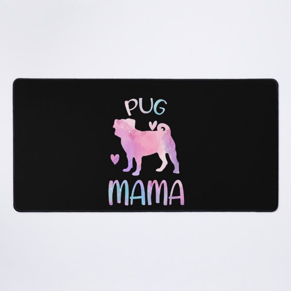 Item preview, Pug Mom Shirt, Watercolor Dog Mom, Pug dog Mama mother, Pug Owner Mom Chritmas Birthday Gift designed and sold by xlnv.