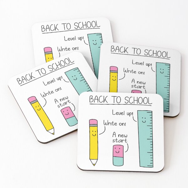 Item preview, Back to School: Level up! - Stationary Classmates designed and sold by S-L-B-Designs.