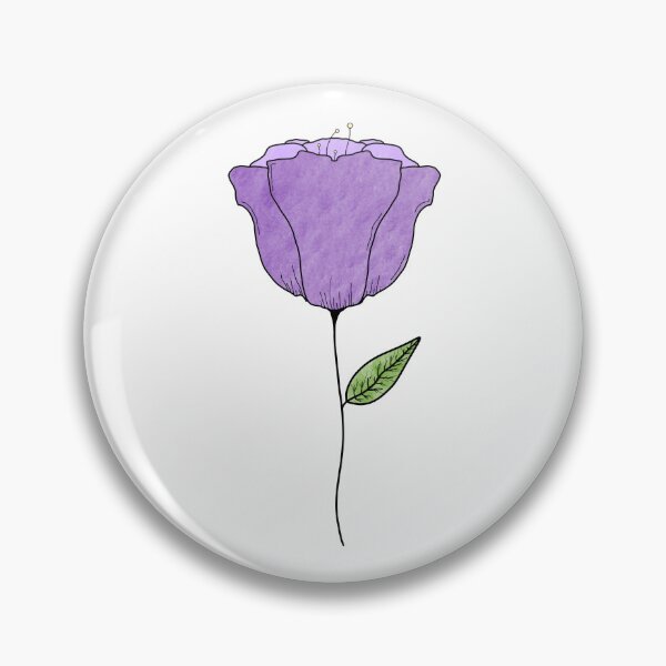 Item preview, Purple Watercolor Flower designed and sold by Cooper Lynn Designs.