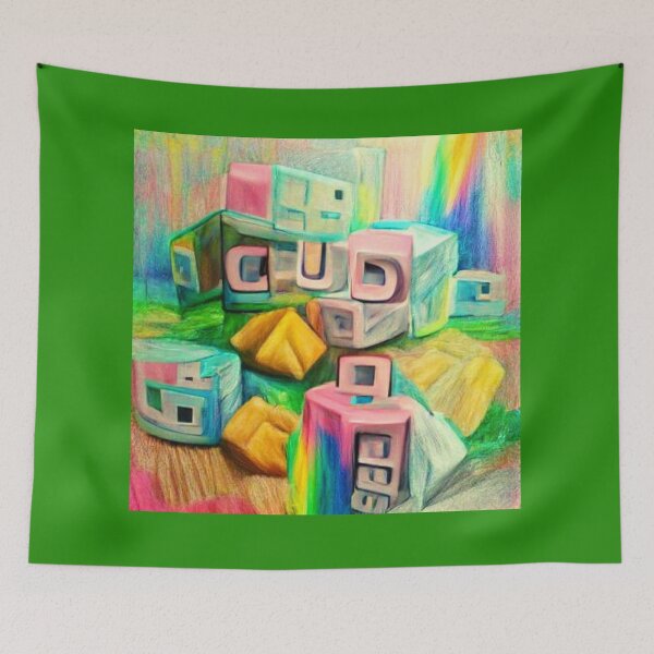 Item preview, Pastel a.i. cube art. designed and sold by tabykid.
