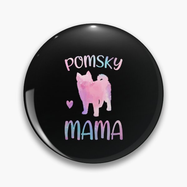 Item preview, Pomsky Mom Shirt, Watercolor Dog Mom, Pomsky dog Mama mother, Pomsky Owner Mom Chritmas Birthday Gift designed and sold by xlnv.