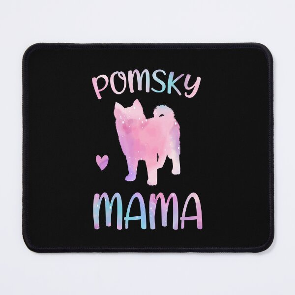 Item preview, Pomsky Mom Shirt, Watercolor Dog Mom, Pomsky dog Mama mother, Pomsky Owner Mom Chritmas Birthday Gift designed and sold by xlnv.