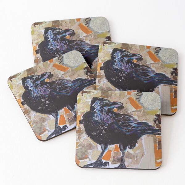 Item preview, Mixed Media Crow Collage designed and sold by jsjschmidt2017.