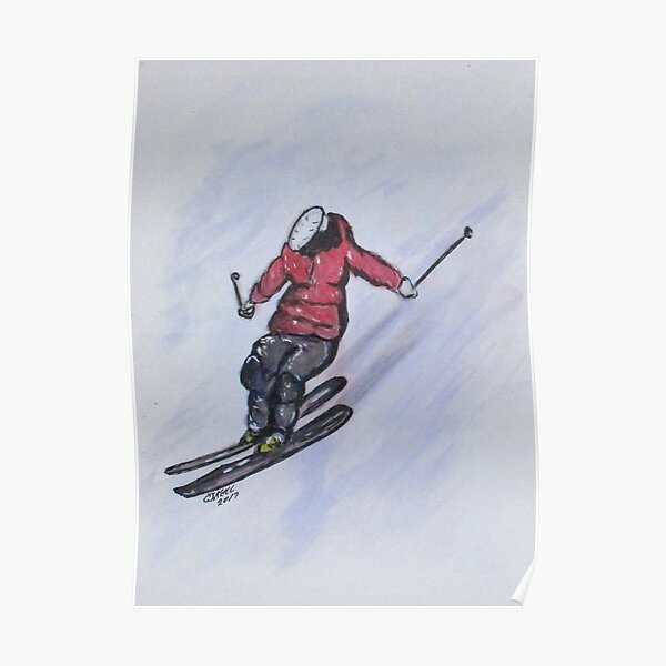Snow Ski Fun Poster