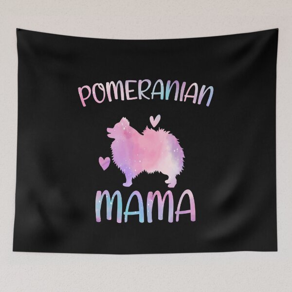 Item preview, Pomeranian Mom Shirt, Watercolor Dog Mom, Pomeranian dog Mama mother, Pomeranian Owner Mom Chritmas Birthday Gift designed and sold by xlnv.
