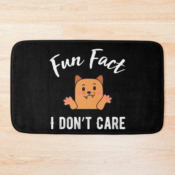 Item preview, Fun Fact I Don't Care  - Funny  cat  quote designed and sold by Raiko-art.