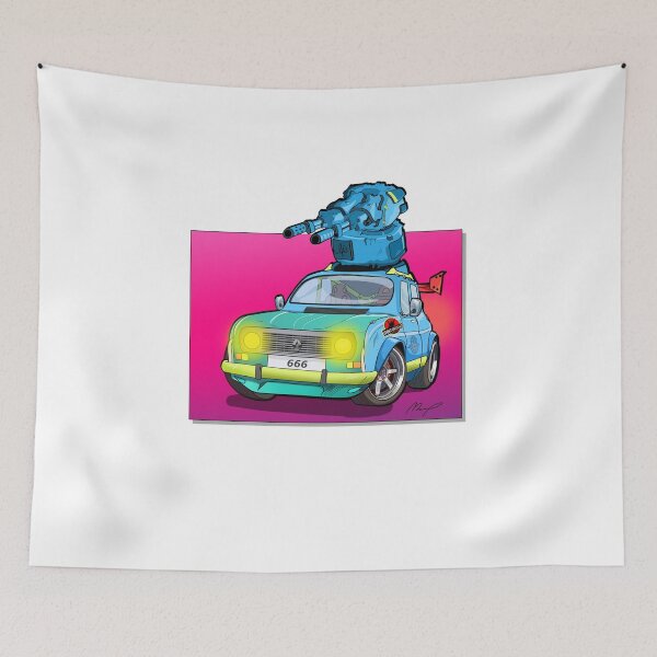 Item preview, 2D anime vintage car  designed and sold by AXIOM13.