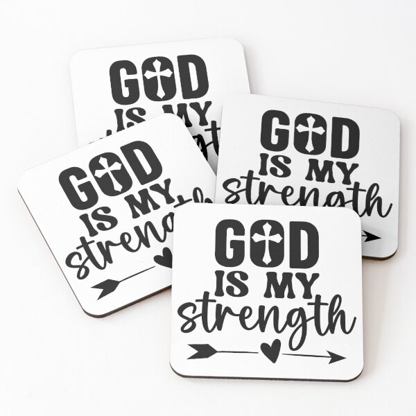 Item preview, God Is My Strength designed and sold by FallInLoveCo.