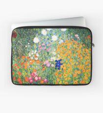 Flower Garden by Gustav Klimt Laptop Sleeve