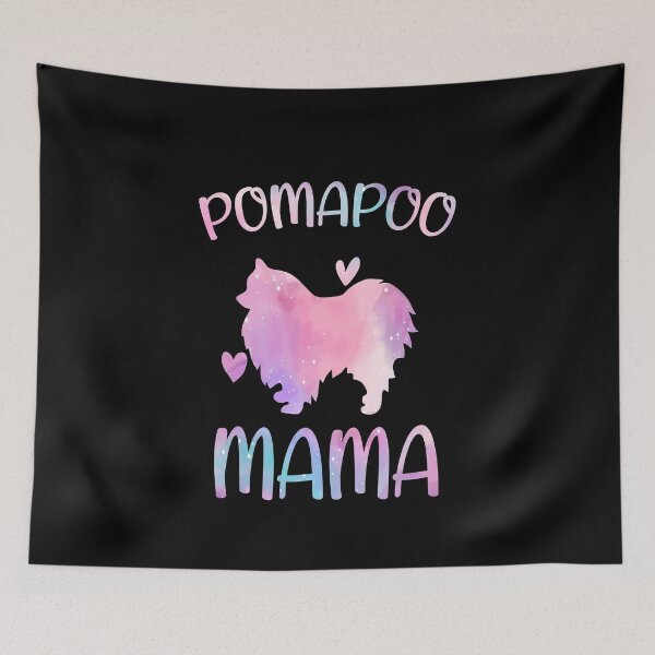 Item preview, Pomapoo Mom Shirt, Watercolor Dog Mom, Pomapoo dog Mama mother, Pomapoo Owner Mom Chritmas Birthday Gift designed and sold by xlnv.