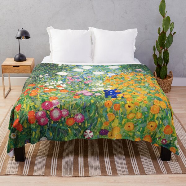 Item preview, Flower Garden by Gustav Klimt designed and sold by Vintage Designs +.