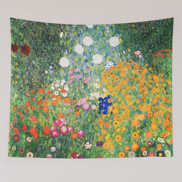 Item preview, Flower Garden by Gustav Klimt designed and sold by Vintage Designs +.