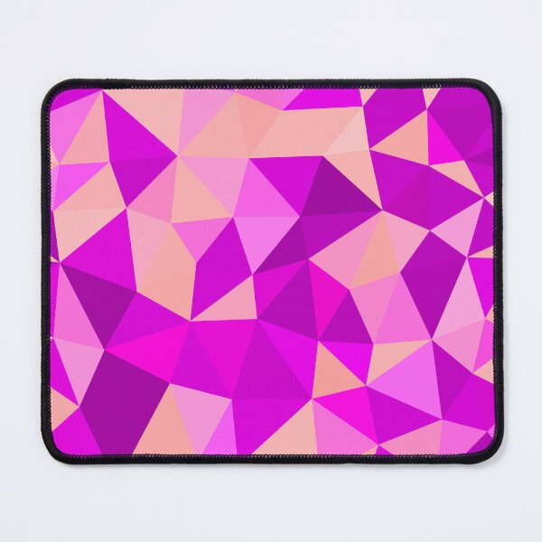 Item preview, Peach and Magenta Multicolored Geometric Triangle Pattern designed and sold by patternsoup.