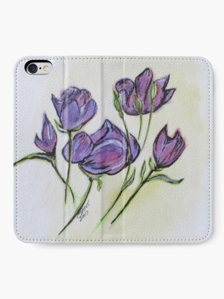 Alternate view of Water Color Pencil Exercise iPhone Wallet