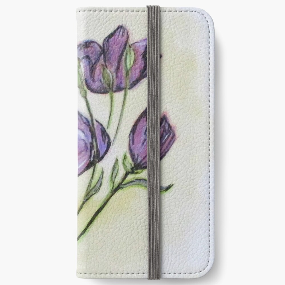 Water Color Pencil Exercise iPhone Wallet