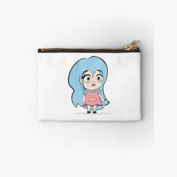Item preview, Adorable Girl With Beautiful Eyes And Blue Hair designed and sold by CreativeCranium.