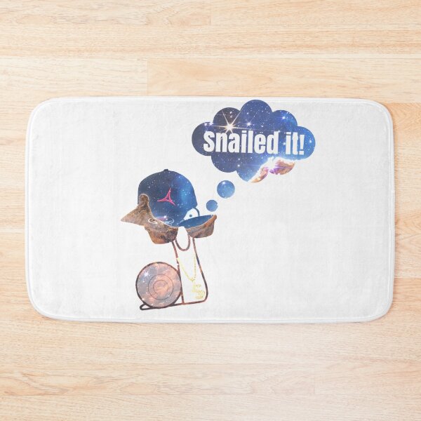 Item preview, Snailed it, Cool gangsta snail makes a pun with galactic nebula from the James web as an overlay designed and sold by Laree  Jones.