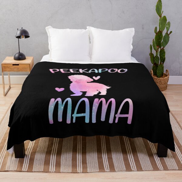 Aperçu de l'œuvre Peekapoo maman chemise, aquarelle chien maman, Peekapoo chien maman mère, Peekapoo propriétaire maman Chritmas anniversaire cadeau créée et vendue par xlnv.