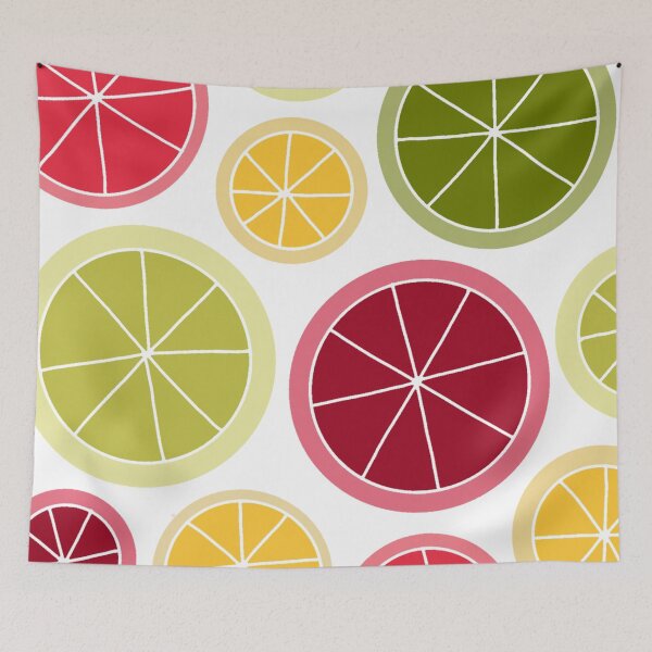 Item preview, Vibrant colour citrus fruits design  designed and sold by Sanaura.