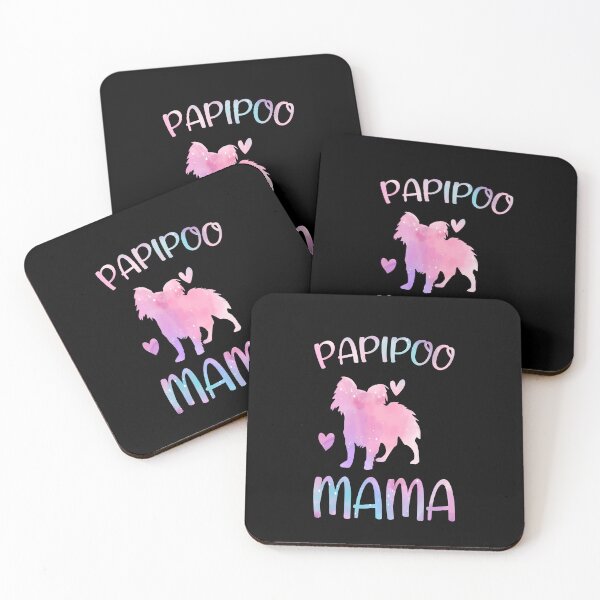 Item preview, Papipoo Mom Shirt, Watercolor Dog Mom, Papipoo dog Mama mother, Papipoo Owner Mom Chritmas Birthday Gift designed and sold by xlnv.