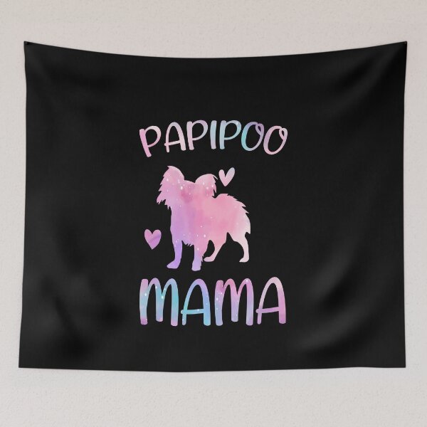 Item preview, Papipoo Mom Shirt, Watercolor Dog Mom, Papipoo dog Mama mother, Papipoo Owner Mom Chritmas Birthday Gift designed and sold by xlnv.