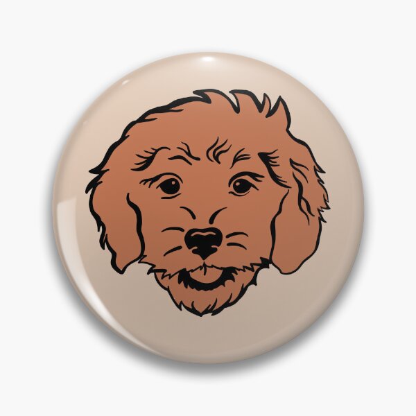 Item preview, Red Goldendoodle designed and sold by MameDesign.