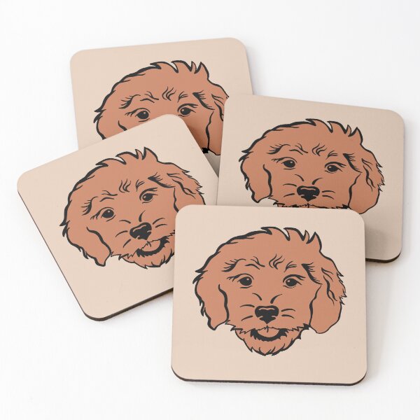 Item preview, Red Goldendoodle designed and sold by MameDesign.
