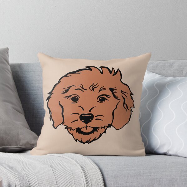 Item preview, Red Goldendoodle designed and sold by MameDesign.