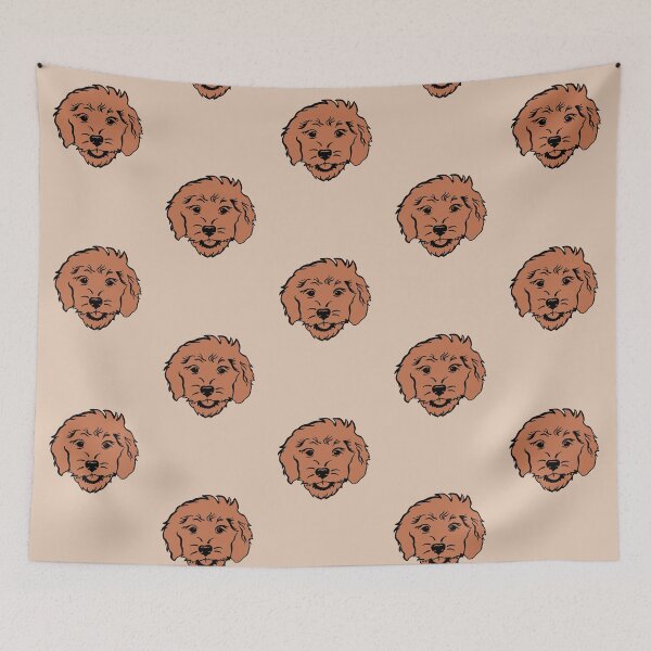 Item preview, Red Goldendoodle designed and sold by MameDesign.