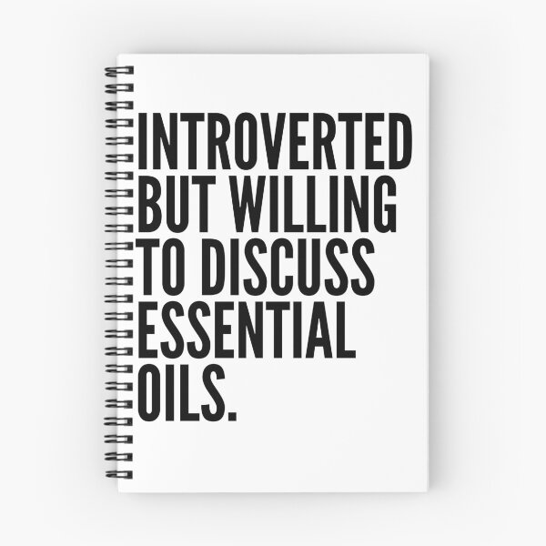 Item preview, Introverted But Willing To Discuss Essential Oils Sticker Shirt Tshirt Tee designed and sold by ProjectHippie.