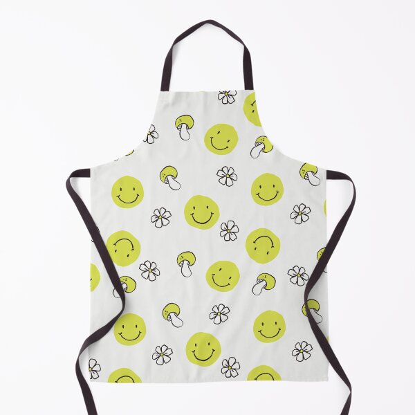 Item preview, Cute Aesthetic Greenish Yellow Smiley Daisy And mushroom designed and sold by isamii.