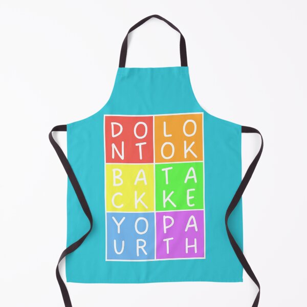 Item preview, Don't look back, take your path - 2x3 Squares - Pastel colors rainbow quote designed and sold by RainbowWordLand.