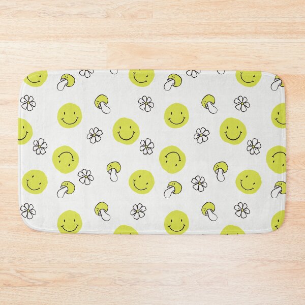 Item preview, Cute Aesthetic Greenish Yellow Smiley Daisy And mushroom designed and sold by isamii.