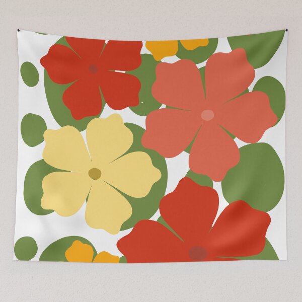 Item preview, Tropical flowers design  designed and sold by Sanaura.