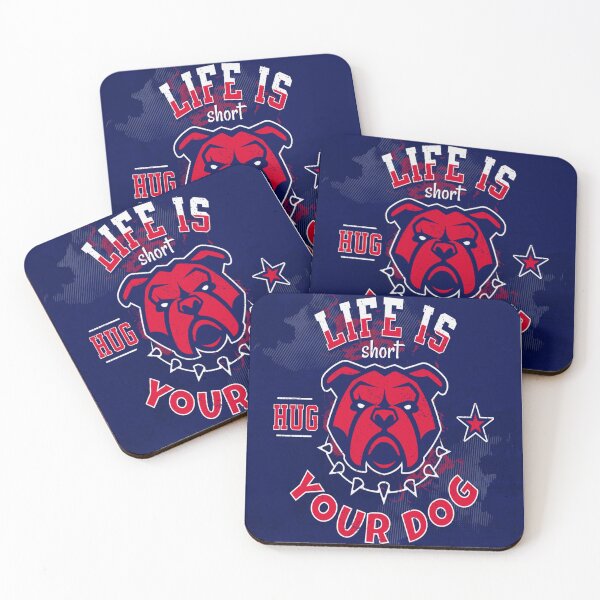 Item preview, life is short hug your dog designed and sold by bobe1design.