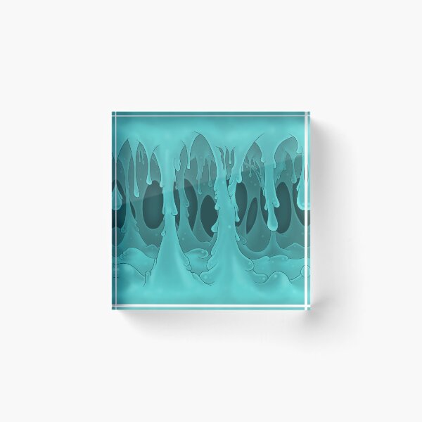 Item preview, Ooze Cave (Cyan) designed and sold by ianablakeman.