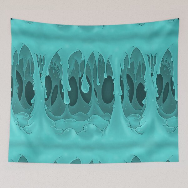 Item preview, Ooze Cave (Cyan) designed and sold by ianablakeman.