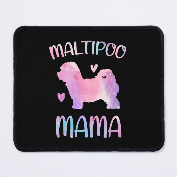 Item preview, Maltipoo Mom Shirt, Watercolor Dog Mom, Maltipoo dog Mama mother, Maltipoo Owner Mom Chritmas Birthday Gift designed and sold by xlnv.