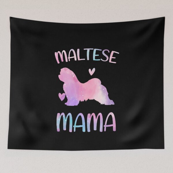 Item preview, Maltese Mom Shirt, Watercolor Dog Mom, Maltese dog Mama mother, Maltese Owner Mom Chritmas Birthday Gift designed and sold by xlnv.