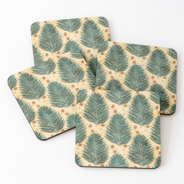 Item preview, Tropical Palm Leaves Watercolor Pattern designed and sold by Lavender Mint Graphics.