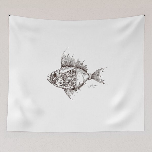 Item preview, SteamPunk Fish designed and sold by Jeeklsdotcom.