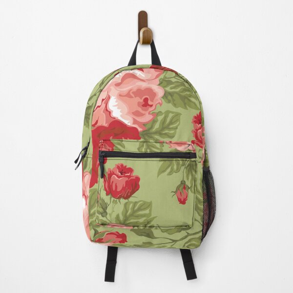Item preview, Vintage Rose Flower And Leaves Pattern On Olive designed and sold by GraphicsClub.