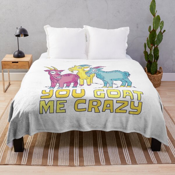 Item preview, You goat me crazy pun designed and sold by Cyrenaica 1949.