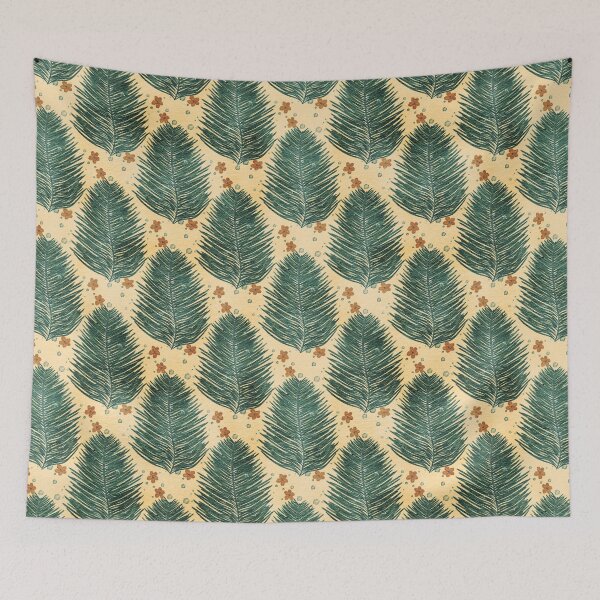 Item preview, Tropical Palm Leaves Watercolor Pattern designed and sold by Lavender Mint Graphics.